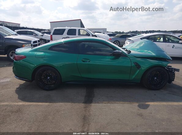 WBS33HK01TCW07455 2026 BMW M4 Зеленый Вид задней части салона