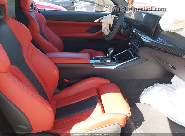WBS33HK06SCS34444 2025 BMW M4 White Widok wnętrza z przodu