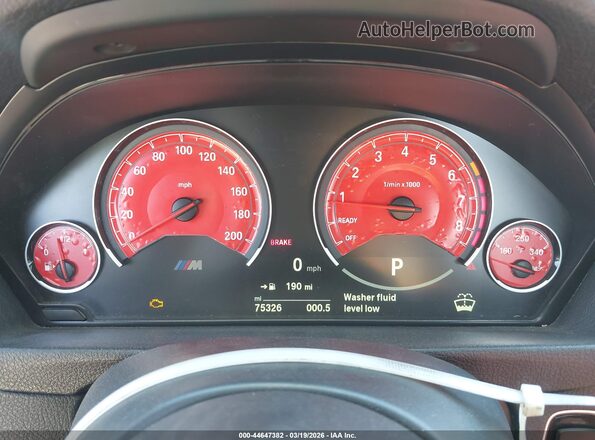 WBS3R9C52GK337744 2016 BMW M4 White Vista de los asientos traseros