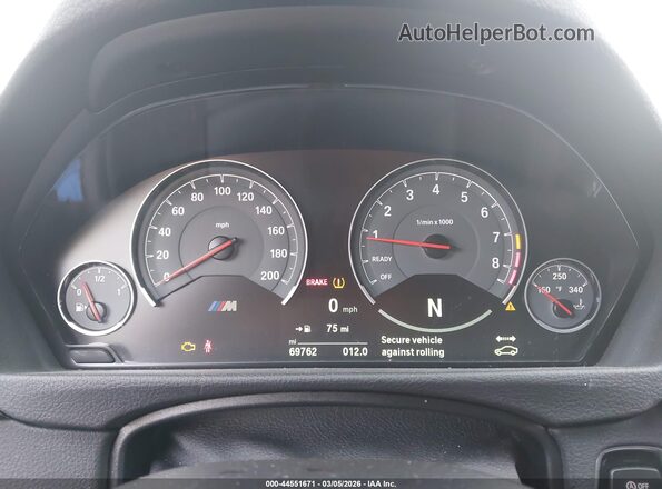 WBS3R9C52GK337999 2016 BMW M4 Blue Widok tylnych siedzeń