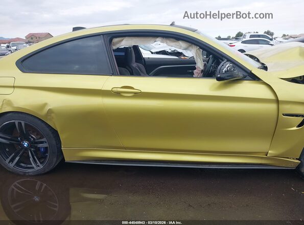 WBS3R9C53GK336652 2016 BMW M4 Желтый Панорамный вид салона 360°