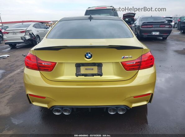 WBS3R9C53GK336652 2016 BMW M4 Желтый 