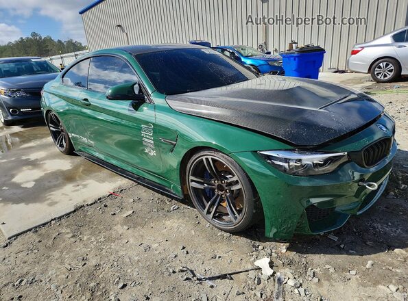 WBS3R9C54GK338801 2016 BMW M4 Зеленый Передняя правая четверть