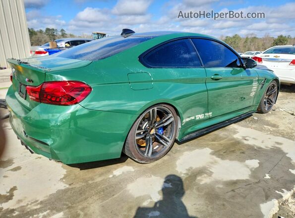 WBS3R9C54GK338801 2016 BMW M4 Зеленый Задняя правая четверть