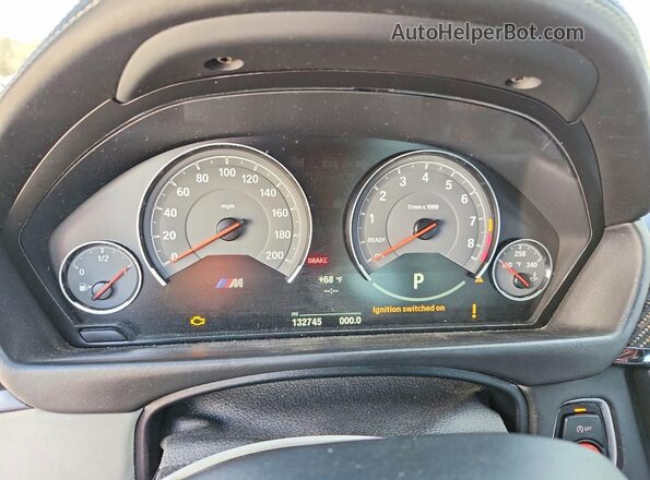 WBS3R9C54GK338801 2016 BMW M4 Зеленый Вид щитка приборов