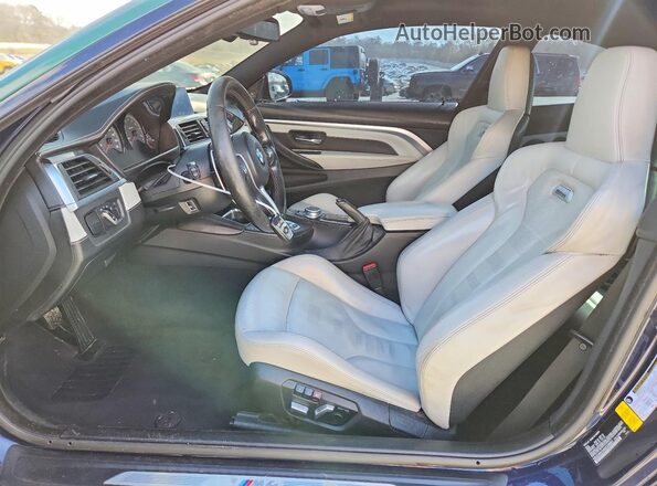 WBS3R9C54GK338801 2016 BMW M4 Зеленый Вид салона спереди