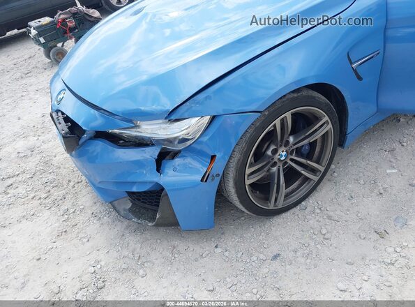 WBS3U9C51GP969345 2016 BMW M4 Blue Вид спереду