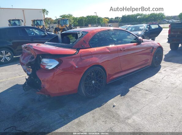 WBS3U9C51HP970710 2017 BMW M4 Red Задня права чверть