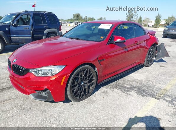 WBS3U9C51HP970710 2017 BMW M4 Red Передня ліва чверть