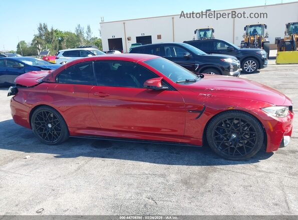 WBS3U9C51HP970710 2017 BMW M4 Red Вид задньої частини салону