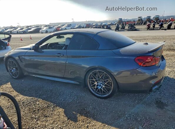 WBS3U9C55GP970515 2016 BMW M4 Серый Задняя левая четверть