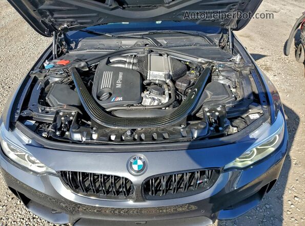 WBS3U9C55GP970515 2016 BMW M4 Серый Вид задней части салона