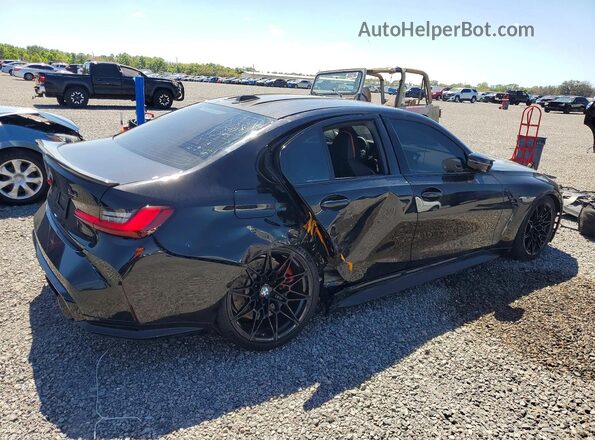 WBS43AY03RFT30284 2024 BMW M3 Black Задня права чверть