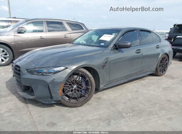 WBS43AY07RFT50568 2024 BMW M3 Gray Przód lewy