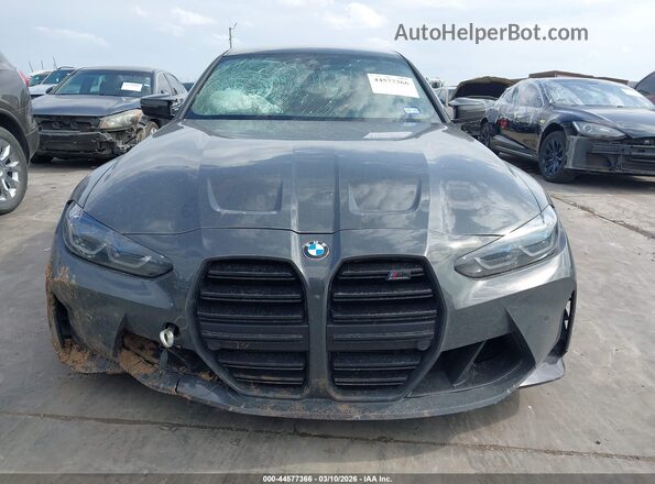 WBS43AY07RFT50568 2024 BMW M3 Gray Widok zestawu wskaźników