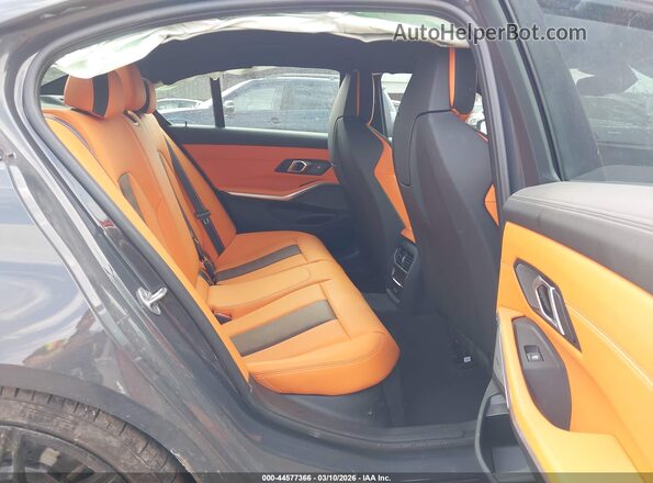 WBS43AY07RFT50568 2024 BMW M3 Gray Widok naklejki z numerem VIN