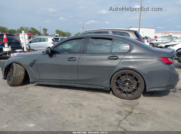 WBS43AY07RFT50568 2024 BMW M3 Gray Widok wnętrza 360 stopni