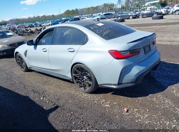WBS43AY08PFN49481 2023 BMW M3 Blue უკანა მარცხენა