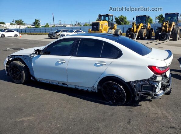 WBS43AY09RFS56370 2024 BMW M3 White Trasero izquierdo