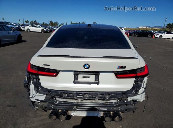 WBS43AY09RFS56370 2024 BMW M3 White Vista trasera