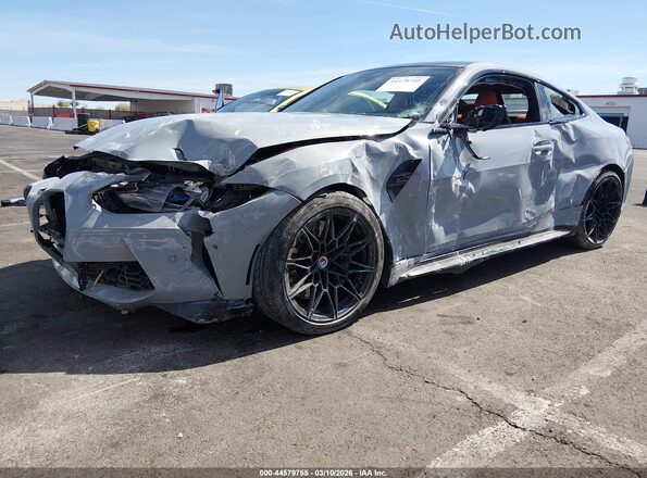 WBS43AZ03PCL68062 2023 BMW M4 Gray Przód lewy