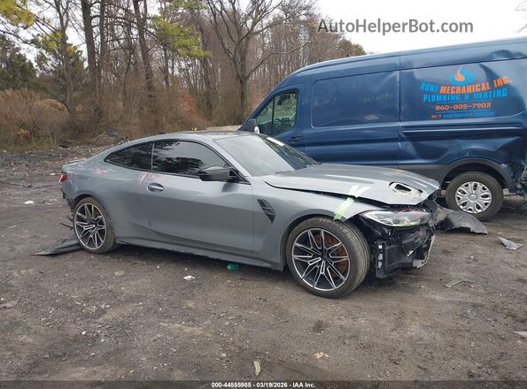 WBS43AZ08PCM56170 2023 BMW M4 Gray Widok wnętrza z tyłu
