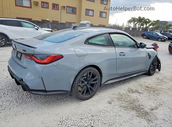 WBS43AZ0XPCM18343 2023 BMW M4 Серый Задняя правая четверть