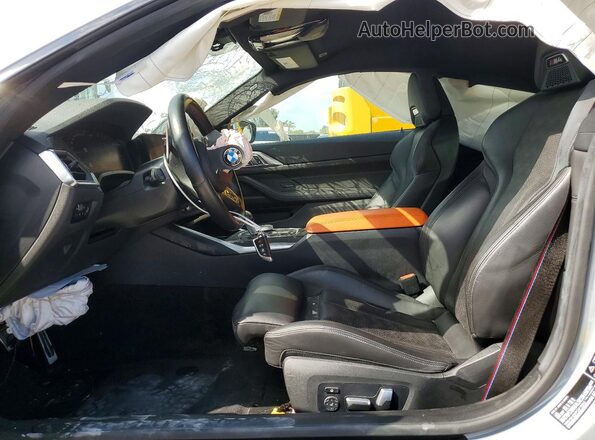 WBS43AZ0XPCM18343 2023 BMW M4 Серый Вид салона спереди
