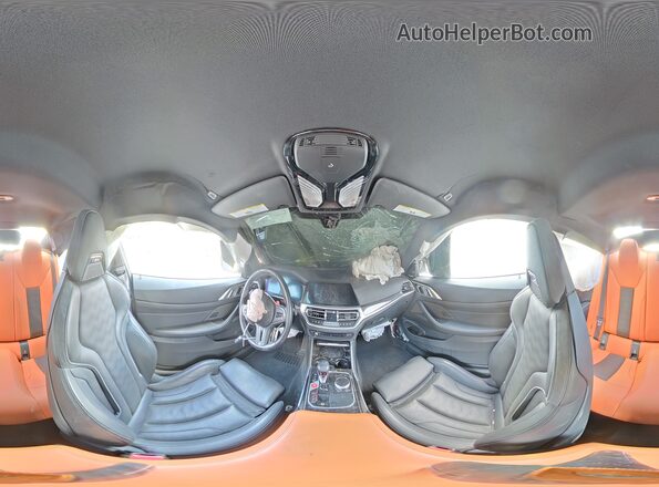 WBS43AZ0XPCM18343 2023 BMW M4 Серый Вид наклейки с VIN-кодом
