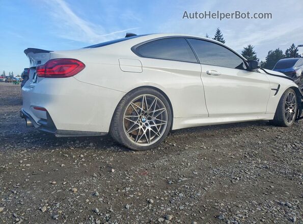WBS4Y9C59JAC86637 2018 BMW M4 White Rear right