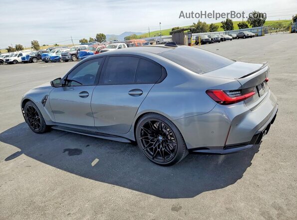 WBS53AY00NFM59100 2022 BMW M3 Silver Rear left