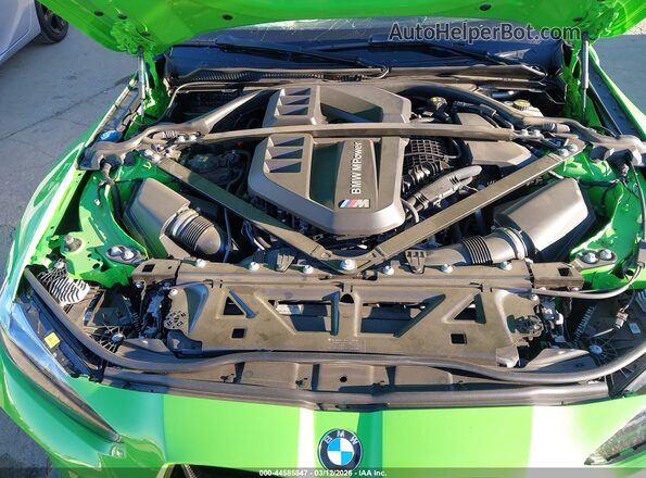 WBS53AZ00MCG80181 2021 BMW M4 Green Вид ззаду