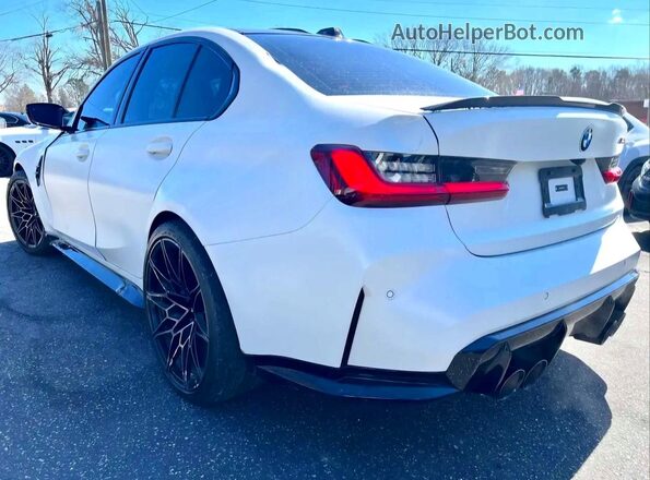 WBS63AY09RFS41618 2024 BMW M3 White წინა მარჯვენა