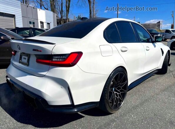 WBS63AY09RFS41618 2024 BMW M3 White წინა ხედი