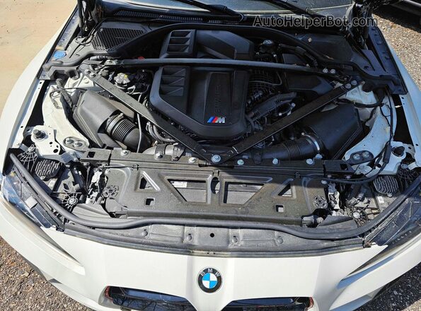WBS63AY09RFS41618 2024 BMW M3 White წინა პანელის ხედი