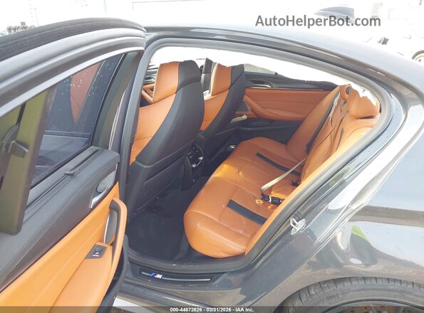 WBS83CH07MCG48015 2021 BMW M5 Серый Вид наклейки с VIN-кодом