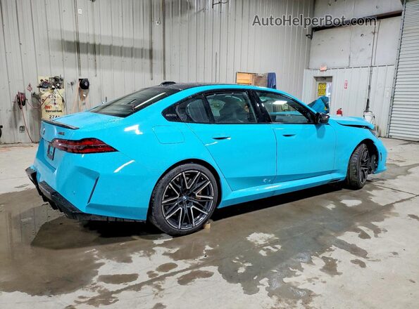 WBS83FK01TCW05540 2026 BMW M5 Blue Rear right