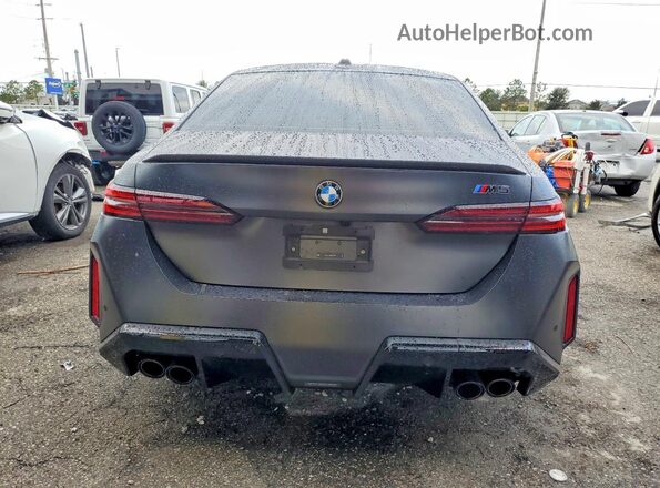 WBS83FK03SCU77056 2025 BMW M5 Black Вид ззаду