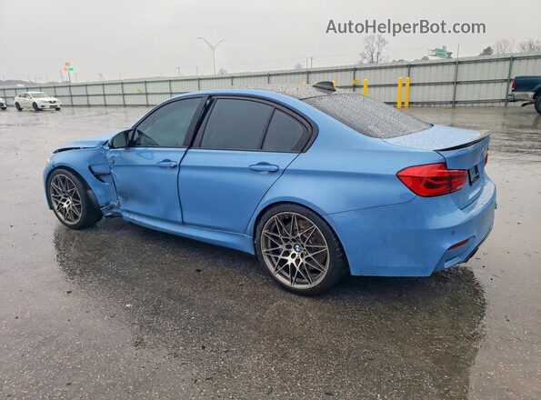 WBS8M9C33H5G85087 2017 BMW M3 Blue უკანა მარცხენა