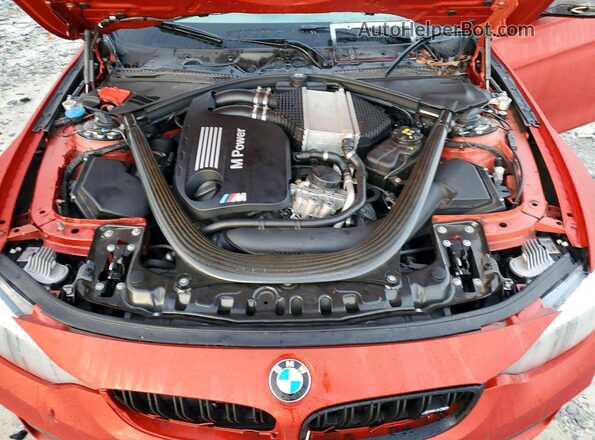 WBS8M9C54J5L00253 2018 BMW M3 Orange უკანა სალონის ხედი