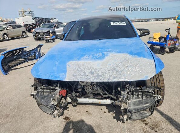 WBS8M9C54J5L71582 2018 BMW M3 Blue Вид спереду