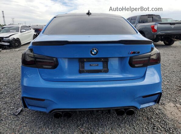WBS8M9C57J5L01168 2018 BMW M3 Blue 