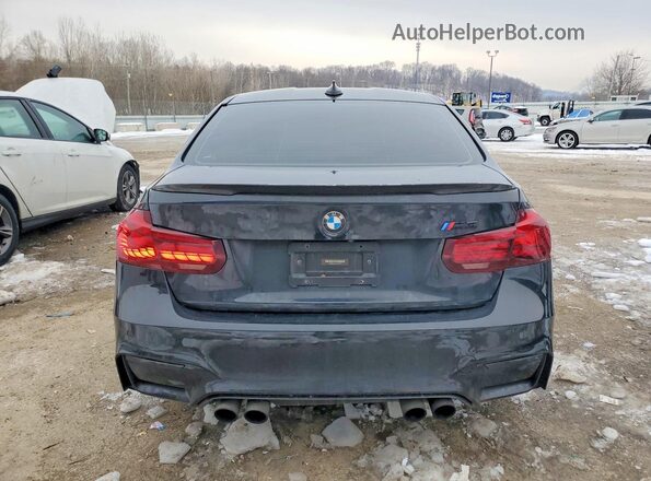 WBS8M9C5XGP966787 2016 BMW M3 Black უკანა ხედი
