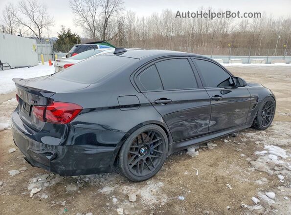 WBS8M9C5XGP966787 2016 BMW M3 Black უკანა მარჯვენა