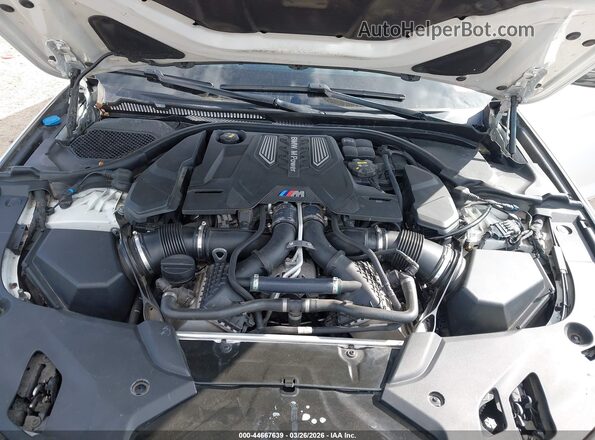 WBSJF0C04LB448841 2020 BMW M5 White უკანა ხედი