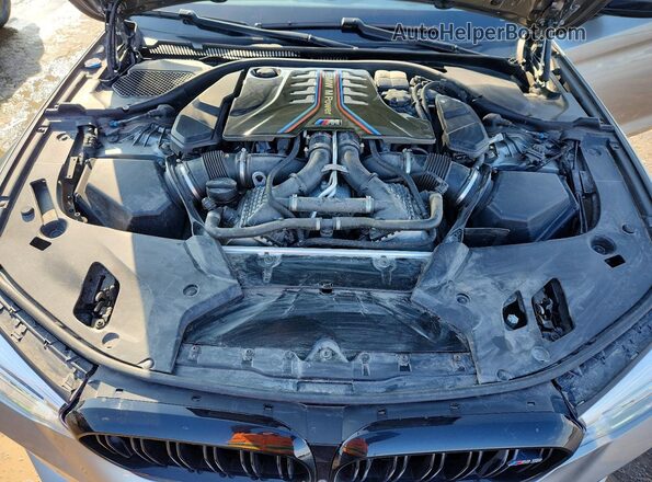 WBSJF0C09LCE72758 2020 BMW M5 Gray Widok wnętrza z tyłu