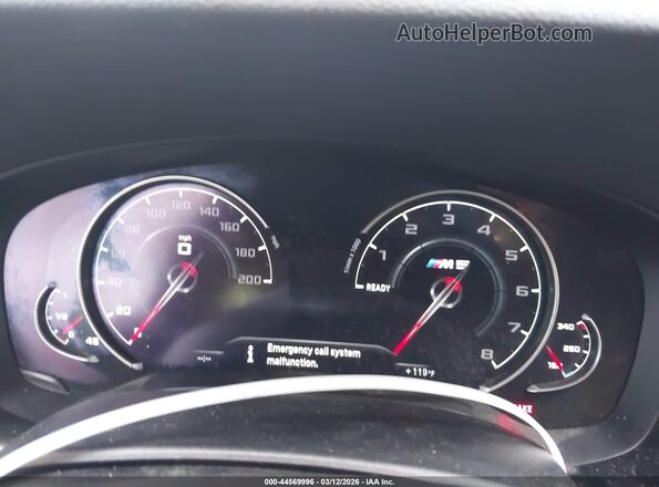 WBSJF0C51JB282593 2018 BMW M5 Gray Widok tylnych siedzeń