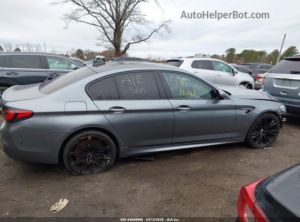 WBSJF0C51JB282593 2018 BMW M5 Gray Widok wnętrza z tyłu