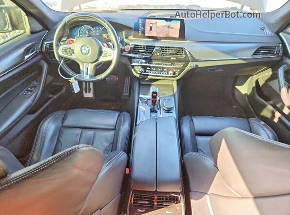 WBSJF0C52KB285312 2019 BMW M5 Gray წინა პანელის ხედი