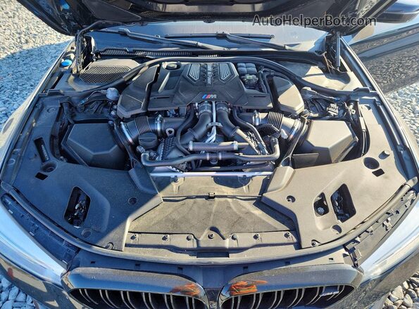 WBSJF0C52KB285312 2019 BMW M5 Gray უკანა სალონის ხედი